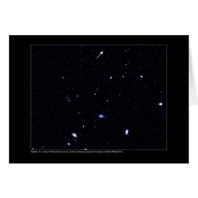 Distant Galaxies Hubble Telescope (Front Horizontal)