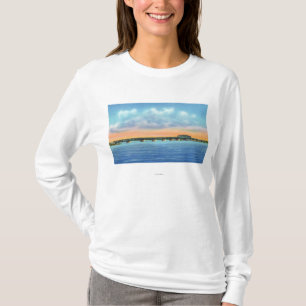 Distant Lake View of the New Bridge T-Shirt