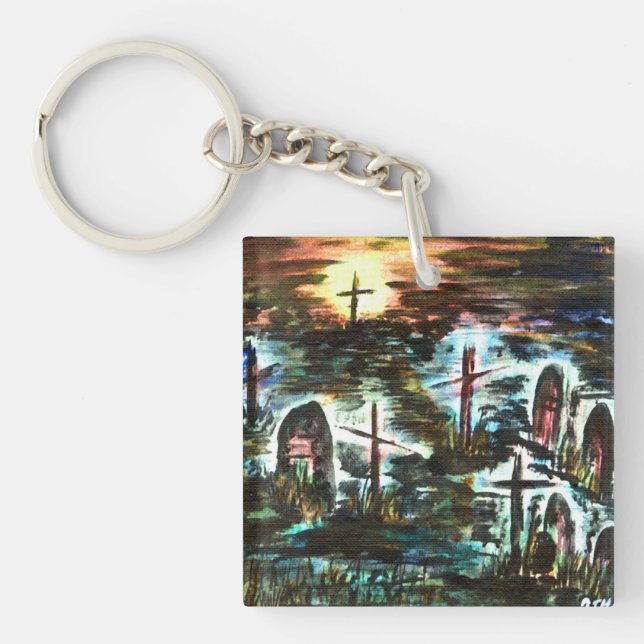 Distant Light Key Ring (Front)