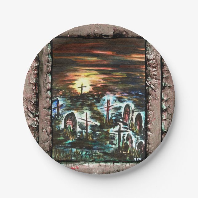 Distant Light Paper Plate (Front)