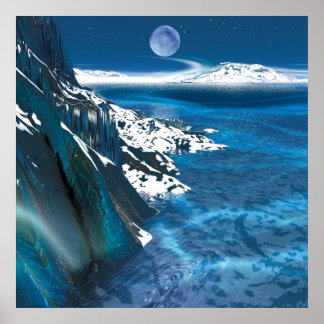 Distant planet poster