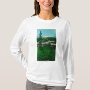 Distant View of Glacier Peak and Town T-Shirt