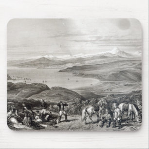 Distant View of the Aconcagua Volcano Mouse Pad