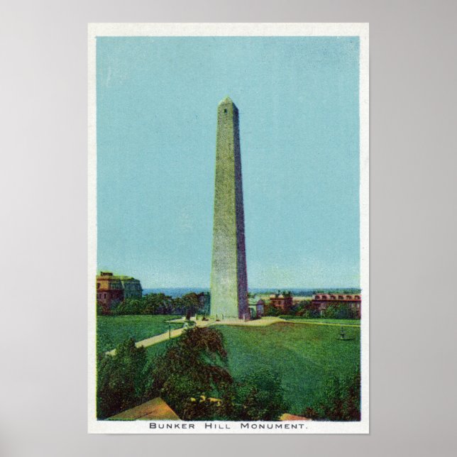 Distant View of the Bunker Monument Poster (Front)