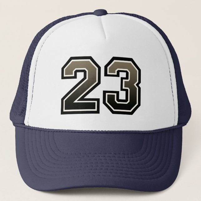 Distinctive 23rd Birthday Party Trucker Hat (Front)