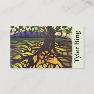 Distinctive Abstract Art 'Tree of Life' Business Card