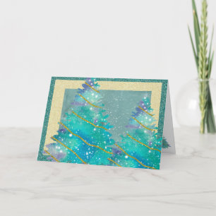 Distinctive Glossy Lovely Christmas Card