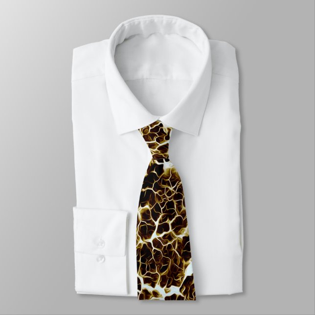 Distinctive Texture Pattern Tie (Tied)
