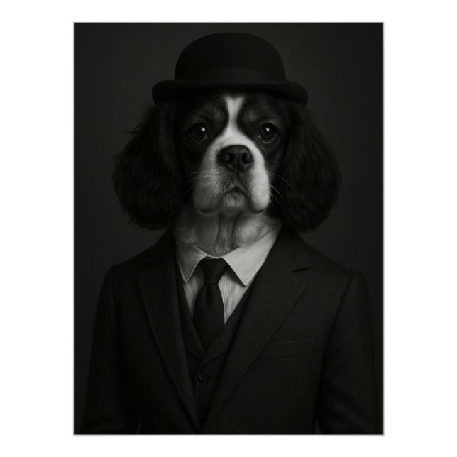Distinguished Cavalier King Charles Spaniel Poster (Front)