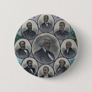 Distinguished Coloured Men 6 Cm Round Badge