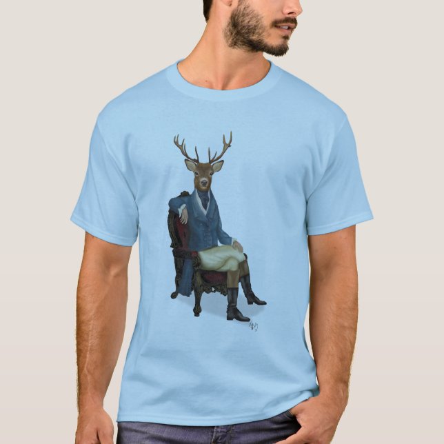 Distinguished Deer Full 3 T-Shirt (Front)
