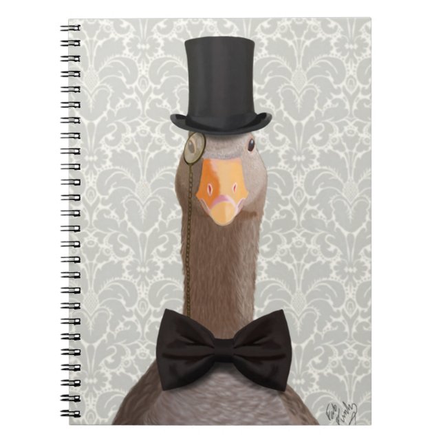 Distinguished Goose Notebook (Front)