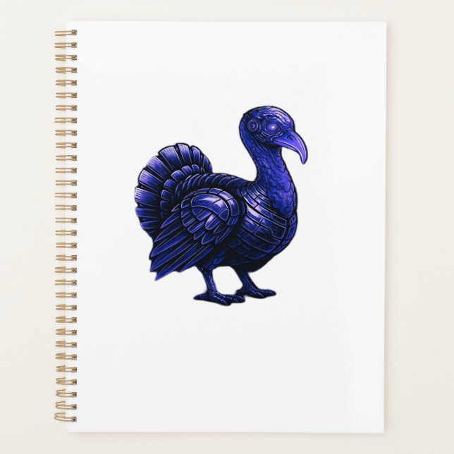 Distopian Turkey Thanksgiving Design Classic T-Shi Planner (Front)