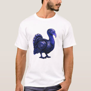 Distopian Turkey Thanksgiving Design Classic T-Shi T-Shirt