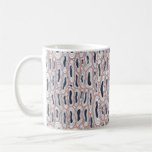 Distorted black holes abstract seamless pattern. c coffee mug