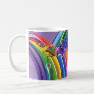 Distorted Rainbows Coffee Mug