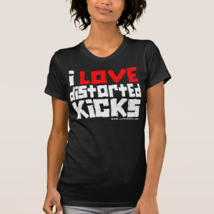 distortedkicks02-red&white T-Shirt