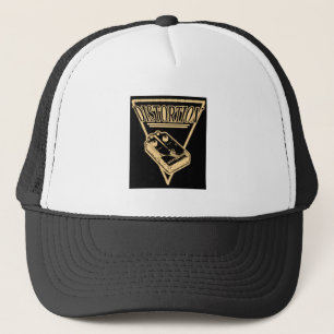 Distortion Triangle - Sepia Tone Trucker Hat