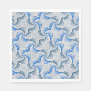 Distortion Twist pattern offwhite BG Napkin