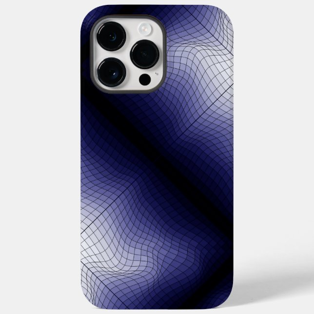 Distortion Wireframe.C01.GBluex4 Case-Mate iPhone Case (Back)
