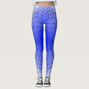 Distortion Wireframe.C01.GBluex4.NBG Leggings