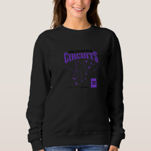 Distracted By Circuits Ironic Saying Electrician   Sweatshirt