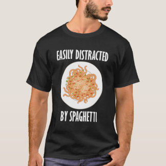 Distracted By Noodles Pasta Eating Noodles T-Shirt