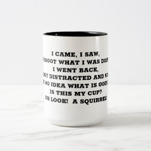 "DISTRACTED" MUG