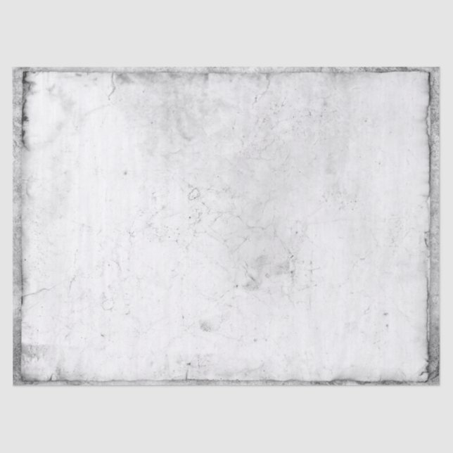 Distress Black and White Decoupage Tissue Paper (Front)