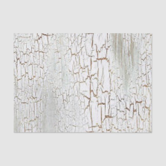 Distressded White Tissue Paper (Front)