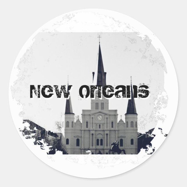 Distressed 2 Round Stickers (Front)