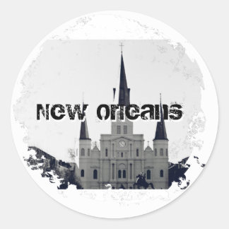 Distressed 2 Round Stickers