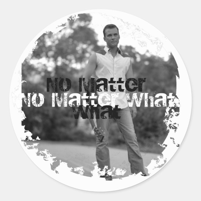 Distressed 2 Round Stickers (Front)