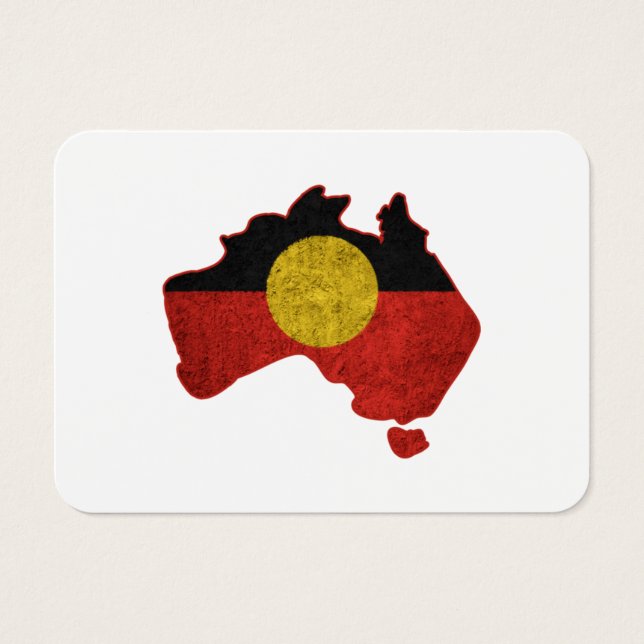 Distressed Aboriginal Flag  (Front)