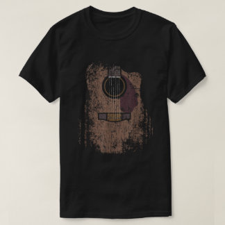 Distressed Acoustic Guitar Vintage Music Shirt