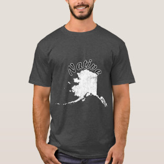 Distressed Alaska Native Design T-Shirt