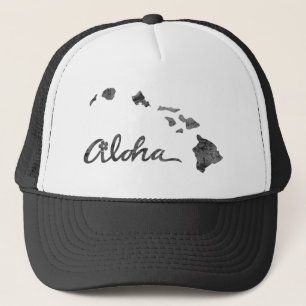 Distressed Aloha Island Trucker Hat
