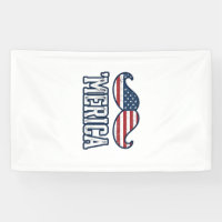 Distressed America Mustache Patriotic Vector Desig