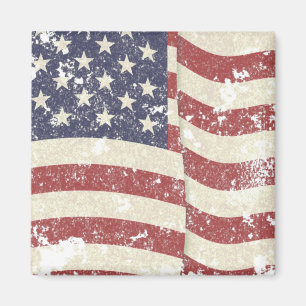 Distressed American Flag Magnet