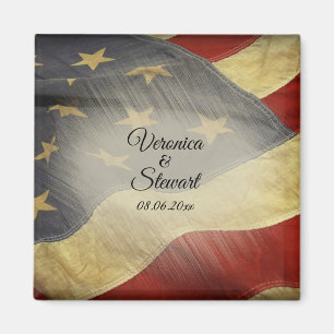 Distressed American Flag Magnet