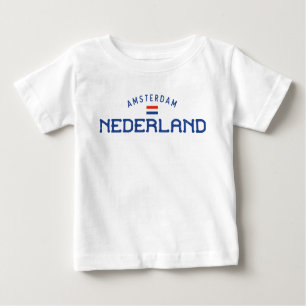 Distressed Amsterdam Nederland (Netherlands) Baby T-Shirt
