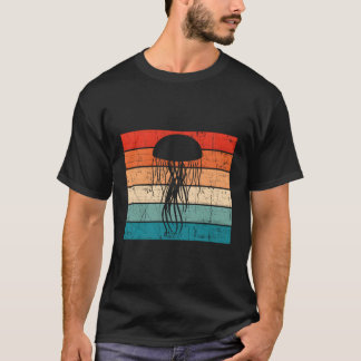 Distressed Animal Lover Jellyfish T-Shirt