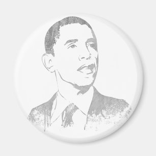 Distressed Barack Obama Magnets