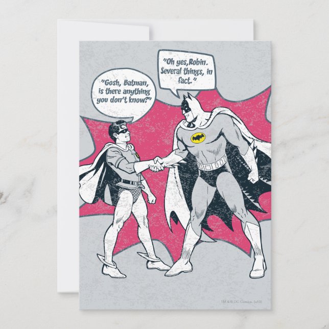 Distressed Batman And Robin Handshake (Front)