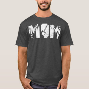 Distressed Best Mum Ever Guitar Lover Guitarist211 T-Shirt