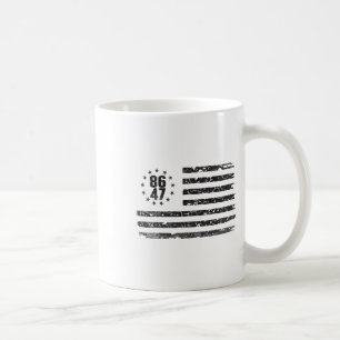 Distressed Betsy Ross American 86 47 Anti-trump Vi Coffee Mug