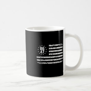 Distressed Betsy Ross American 86 47 Anti-trump Vi Coffee Mug