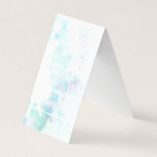 Distressed Blue & White Ballet Tent Earring Cards