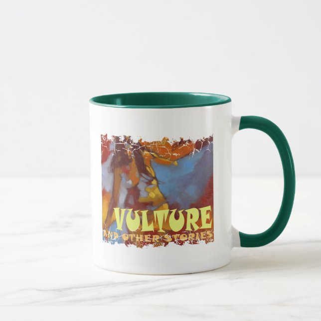 Distressed Border 2-sided Ringer Mug (Right)
