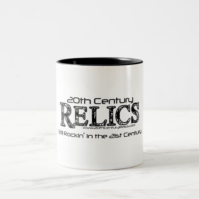 Distressed Border - 2-sided Ringer Mug (Center)